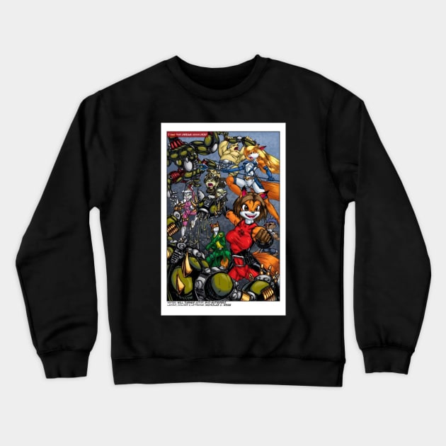 Reynard City Chronicles issue 1 pg 1 Crewneck Sweatshirt by Reynard City